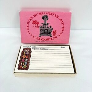 Current Inc Recipe Cards VTG Kitchen Stationery Retro Kitsch Farmhouse in Box